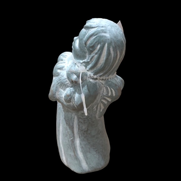 Isabel Bloom/Vintage/Cherub Girl holding cat/2000/signed sculpture/concrete - Picture 4 of 10